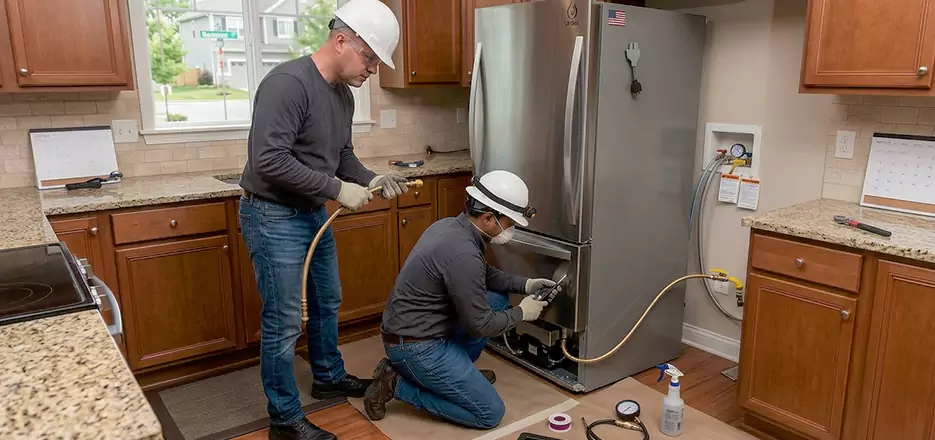 Propane Refrigerator Installation in Meriden